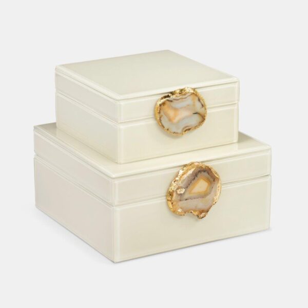 Hali Boxes - Ivory