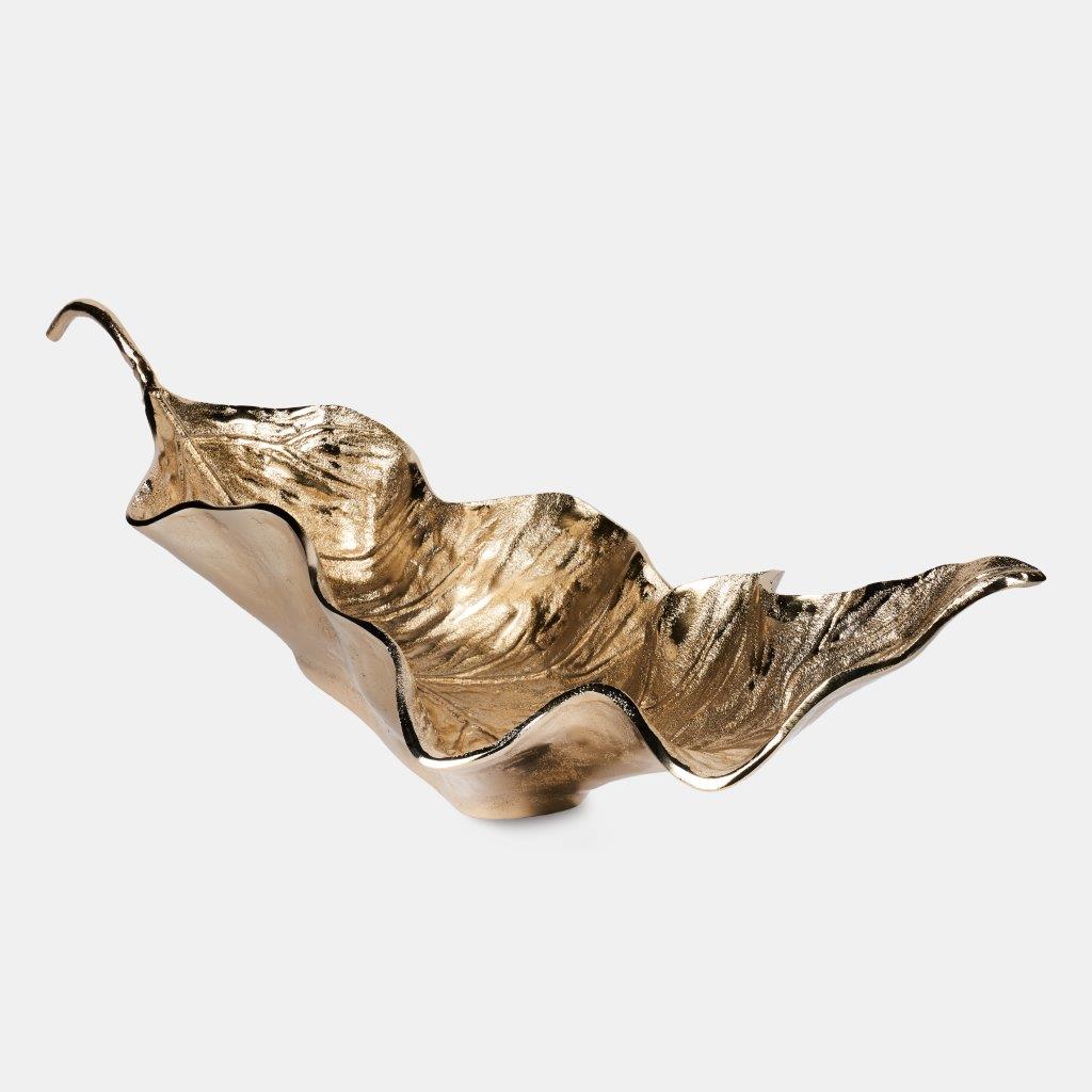 Eliana Leaf Platter – Champagne