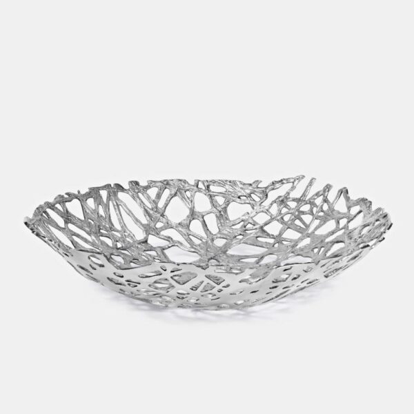 Marley Grand Mesh Bowl - Silver - Image 2