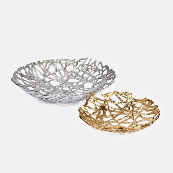 Marley Grand Mesh Bowl - Silver - Image 4