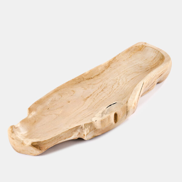 Blaise Teak Bowl - Whitewash - Image 2