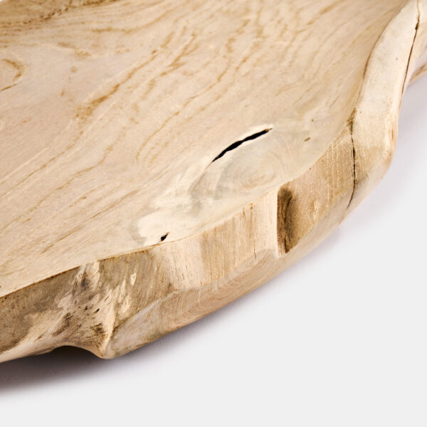 Blaise Teak Bowl - Whitewash - Image 3