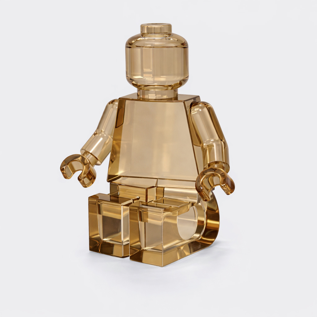 Brix Seated Figure/ Bookend – Desert